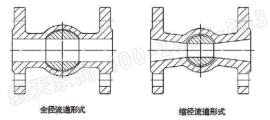 全通徑結構及（jí）縮徑結構